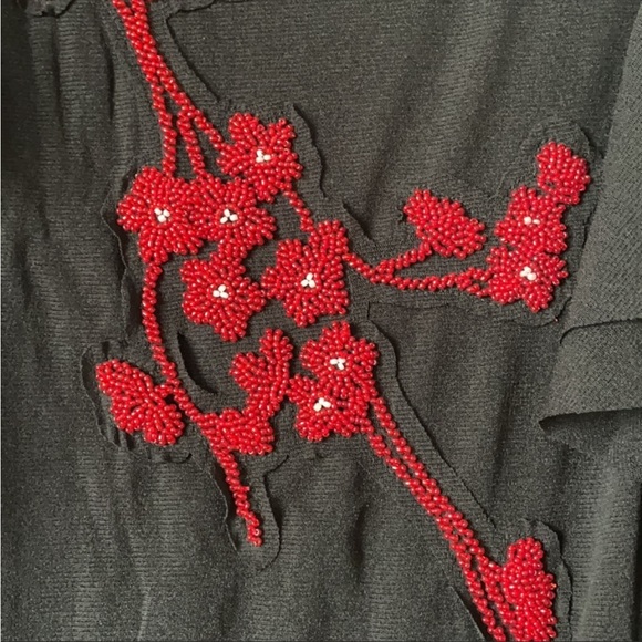 Vivienne Tam Mesh Flower Embroidery Top - Picture 10 of 11